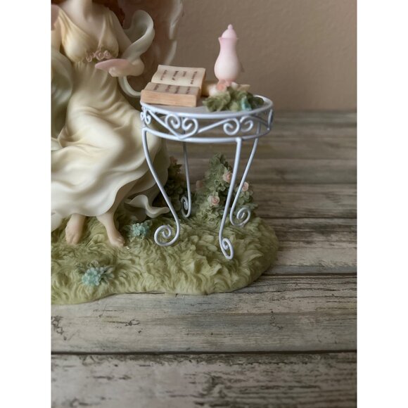 Seraphim Classics Melissa Peaceful Moments Angel Figurine 2001 Roman Inc - Picture 15 of 15